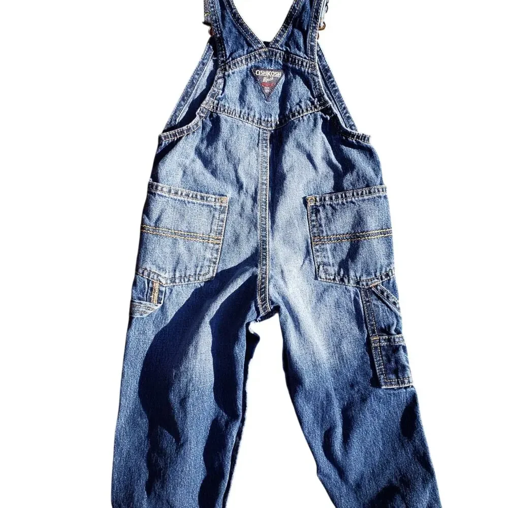 Oshkosh B'Gosh Boy's 18M Denim Bib Overalls